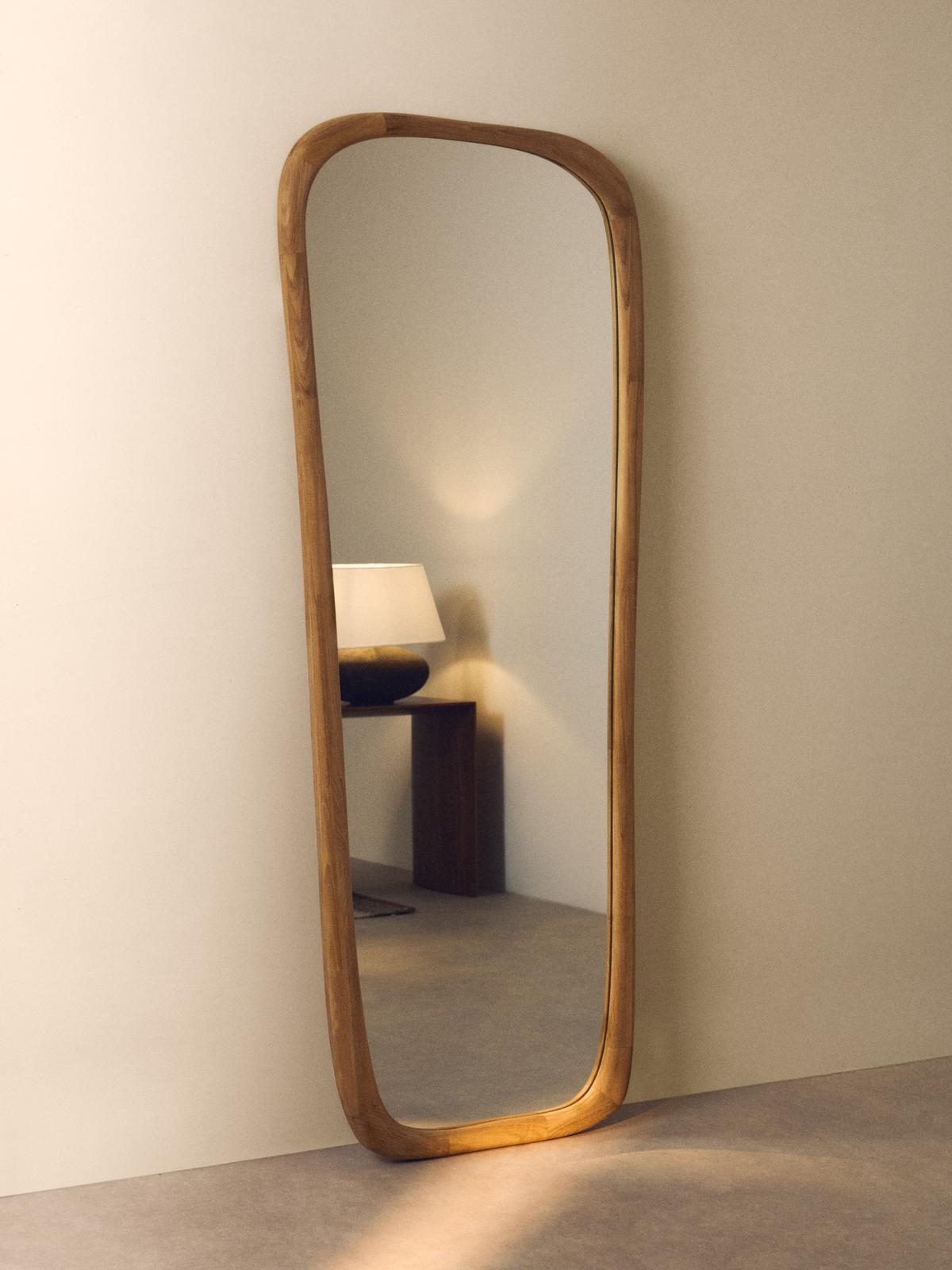Alura spiegel van teakhout 158 x 61 cm FSC 100%