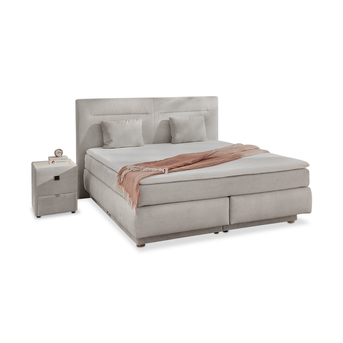 Boxspring ROTTERDAM 180x200 Beige