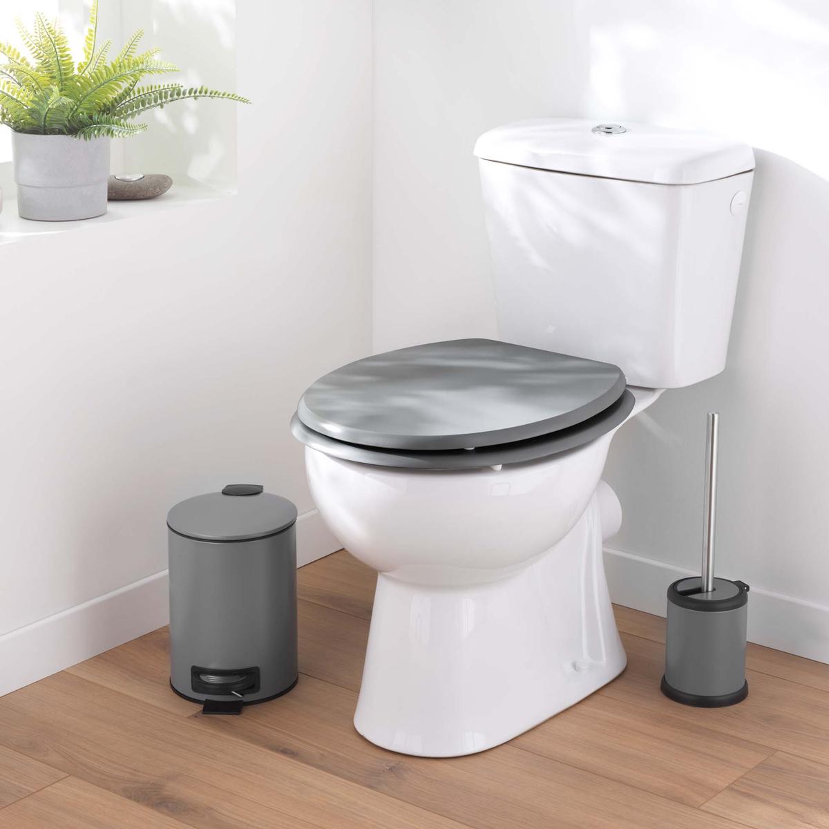 Pedaalemmer MOHA 3L Metaal Lichtgrijs