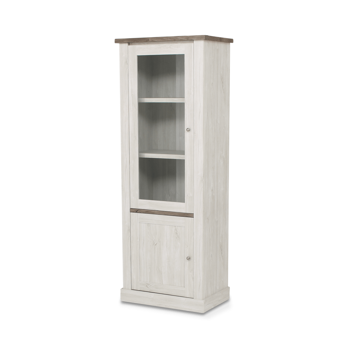 Vitrinekast ROSINA White oak