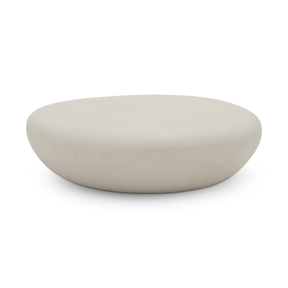 Salontafel BRANCUSI 100x90 Microcement Ivory