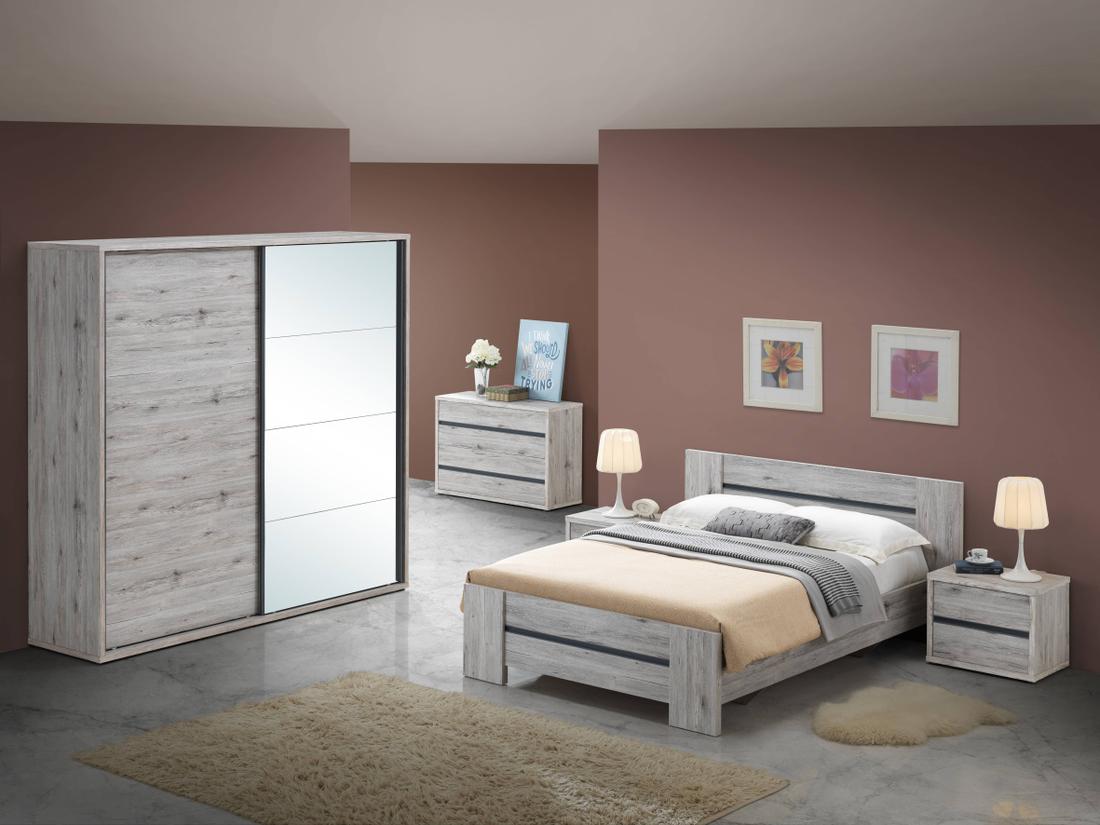 Nachttafel LONDEN/SLK Grijs Nachttafel LONDEN/SLK Grijs