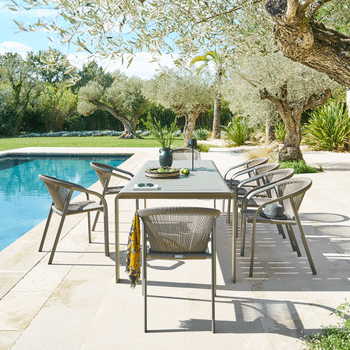 Tuintafel BERGAMO Cappuccino 260x100 Tuintafel BERGAMO Cappuccino 260x100