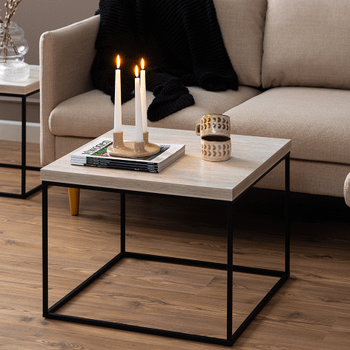 Salontafel AGNES Travertijnlook 60x45 Salontafel AGNES Travertijnlook 60x45