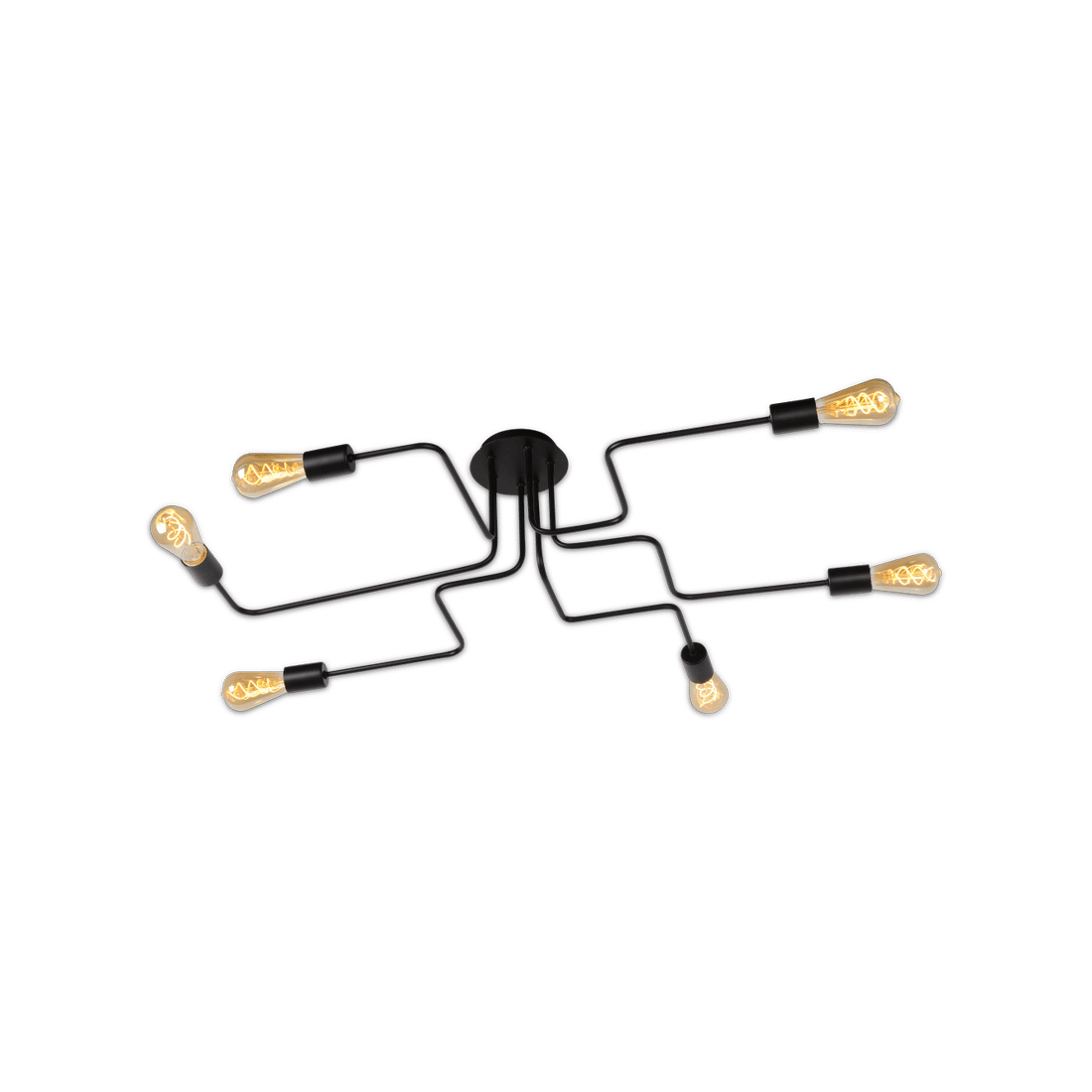 Plafondlamp LESTER Zwart Plafondlamp LESTER Zwart