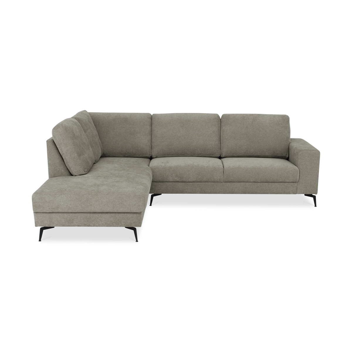 Hoeksalon PADUA Taupe Longchair Links B262