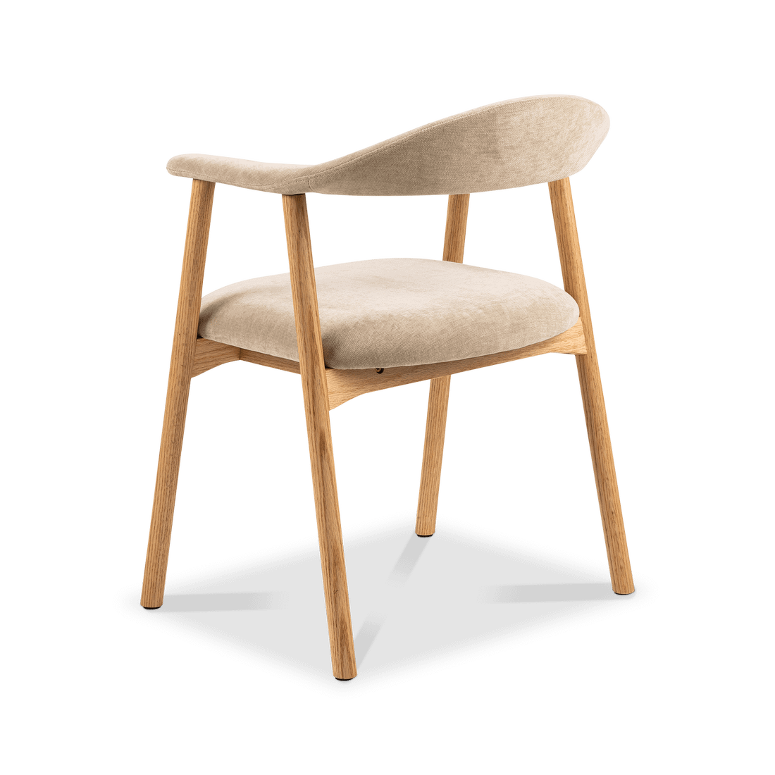 Armstoel COLETTE Danny Beige - Poot Eik Armstoel COLETTE Danny Beige - Poot Eik