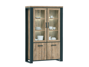 Vitrine UXIA Houtkleur Vitrine UXIA Houtkleur