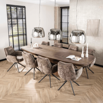 Eettafel GONZALO 300x120 Massief Acacia Eettafel GONZALO 300x120 Massief Acacia