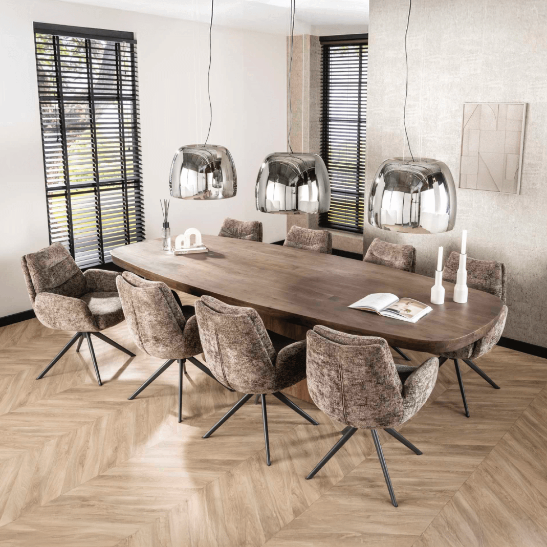 Eettafel GONZALO 300x120 Massief Acacia Eettafel GONZALO 300x120 Massief Acacia