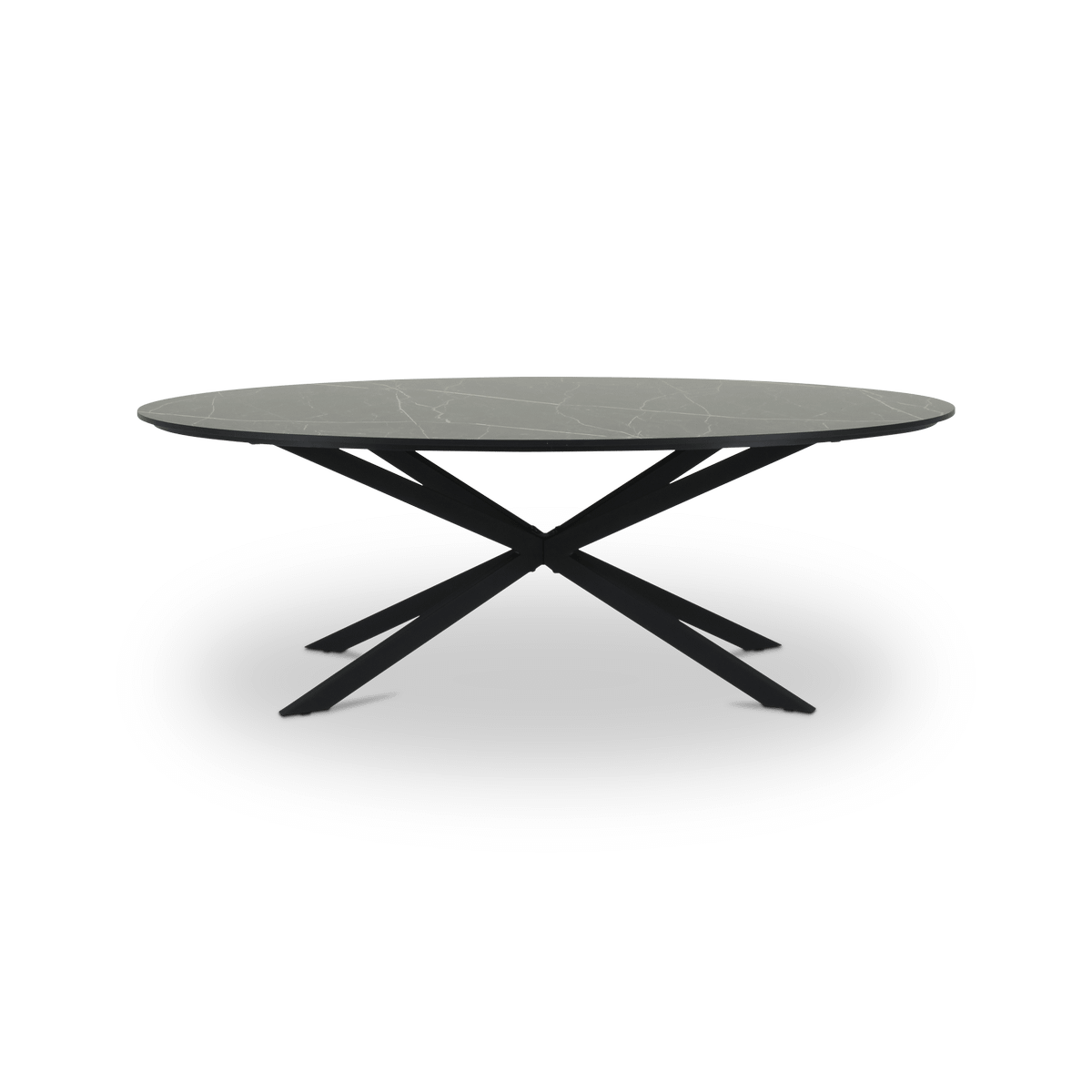 Eettafel ANEKA Ovaal Marble Bromo 250x128