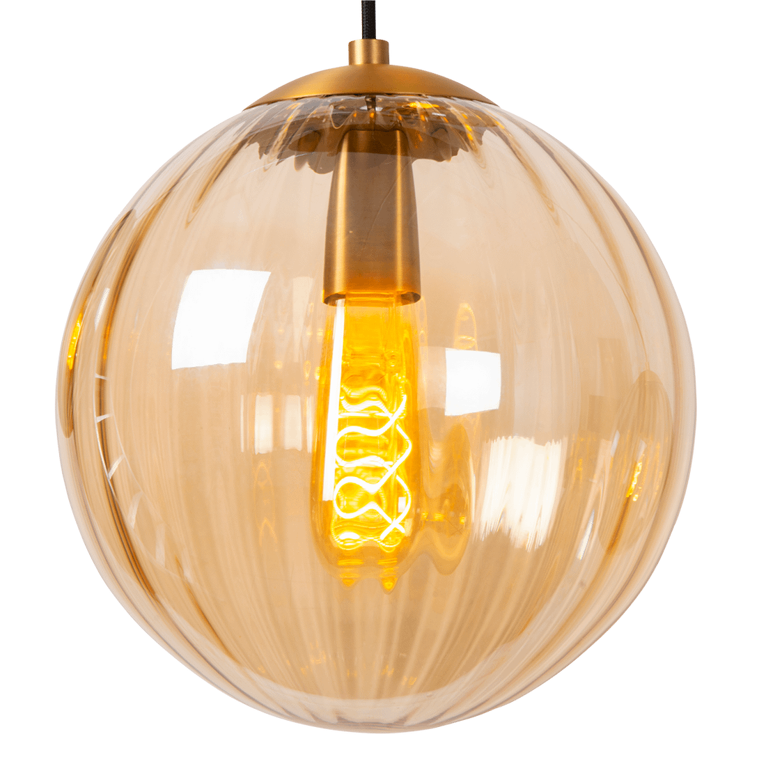Hanglamp MONSARAZ 1Del. Glas Amber Hanglamp MONSARAZ 1Del. Glas Amber