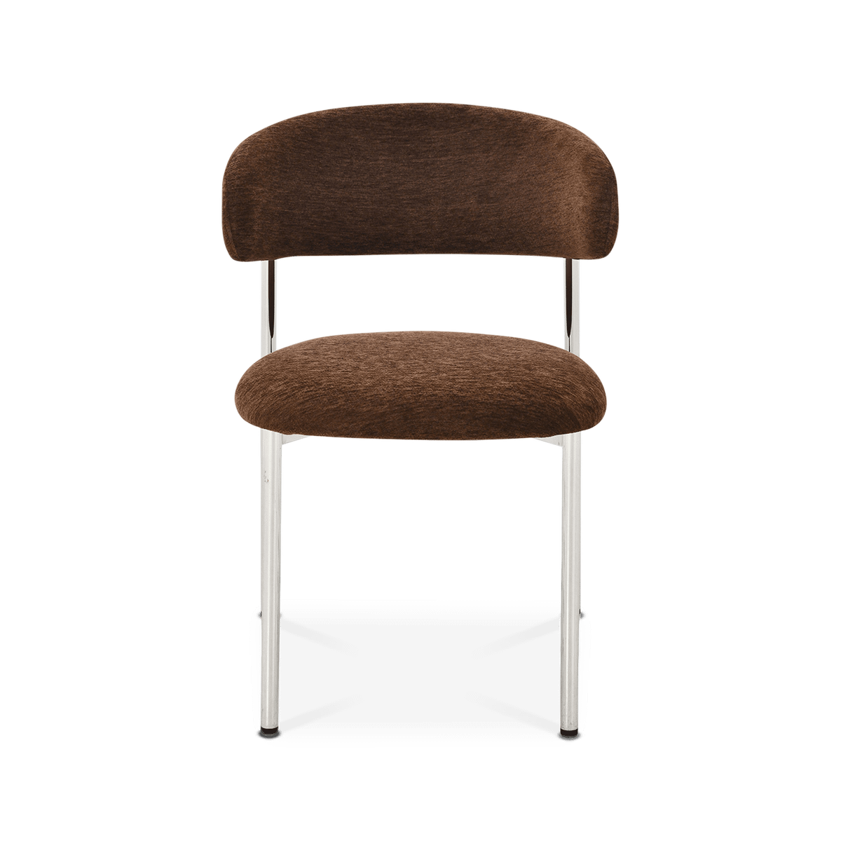 Stoel MARGIT Burnt Umber/Chrome