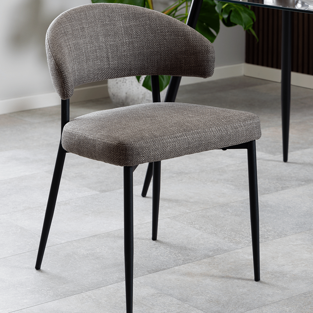 Stoel FRIDA Basel Grey/Brown