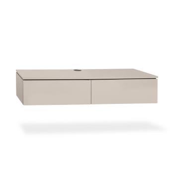 Tv-Meubel STACY Laag Klapdeuren Beige B120 Tv-Meubel STACY Laag Klapdeuren Beige B120