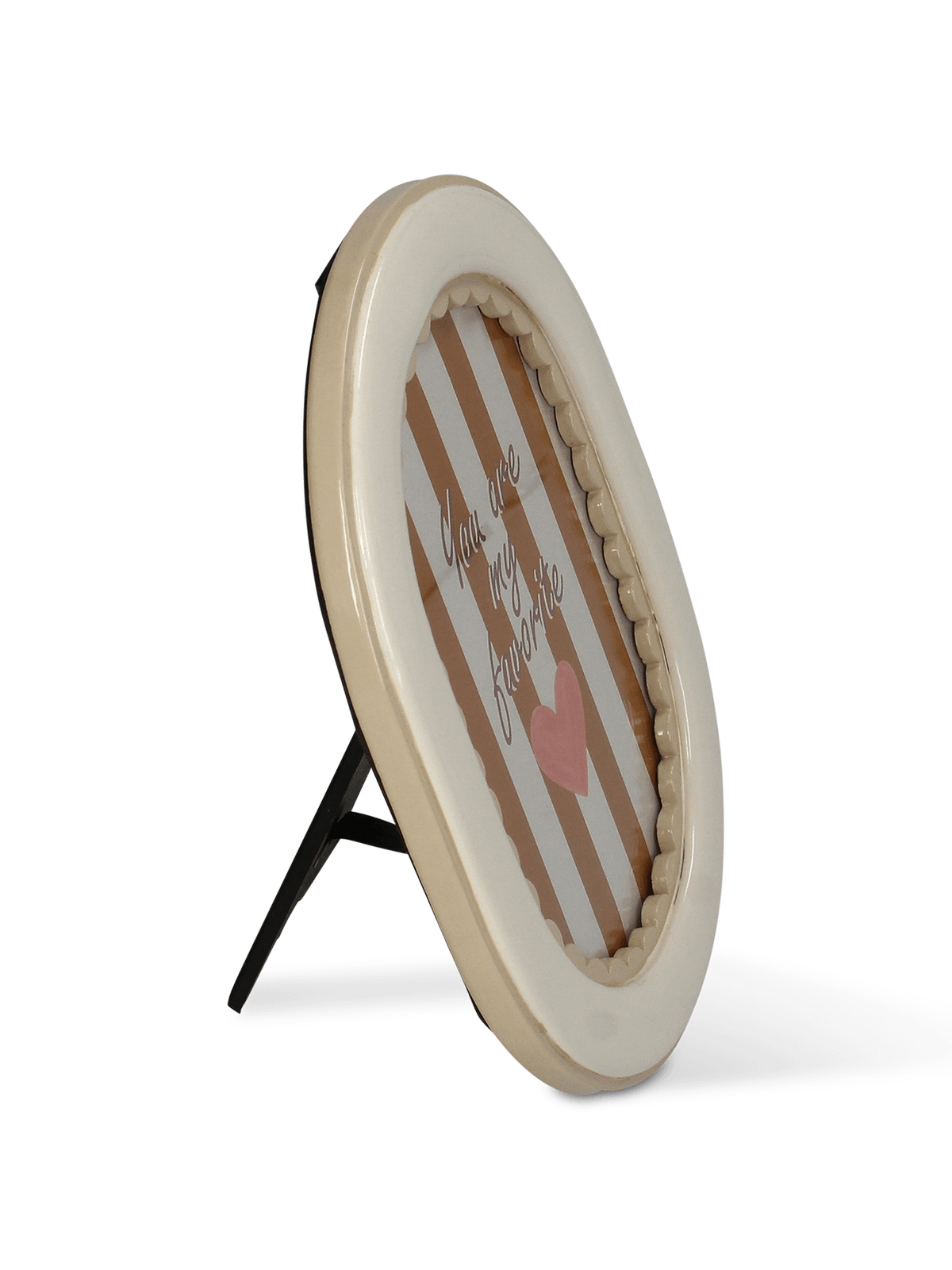 Fotokader Akosua Ovaal Beige