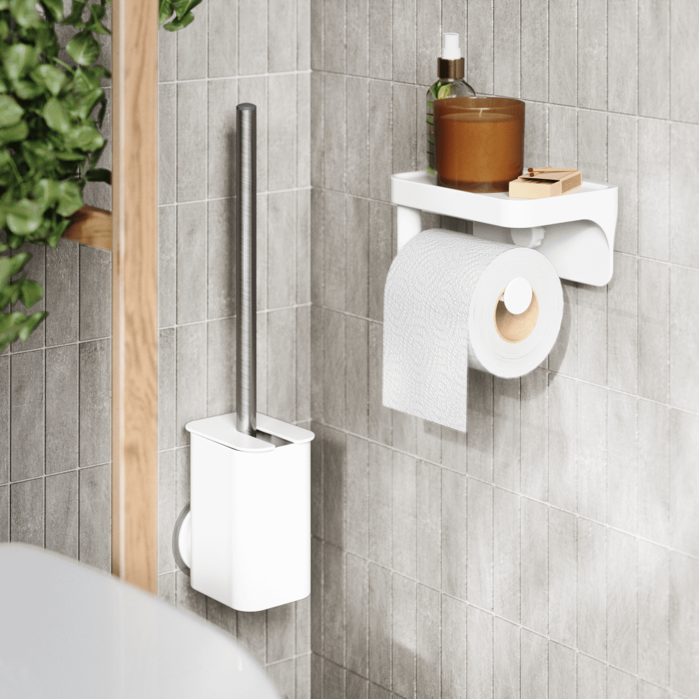 Toiletrolhouder FLEX SURE-LOCK Hang Wit