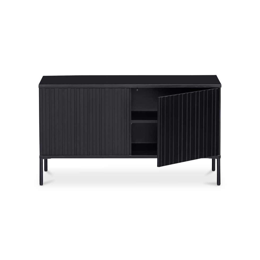 Woood TV-meubel GRAVURE Zwart B100 Woood TV-meubel GRAVURE Zwart B100