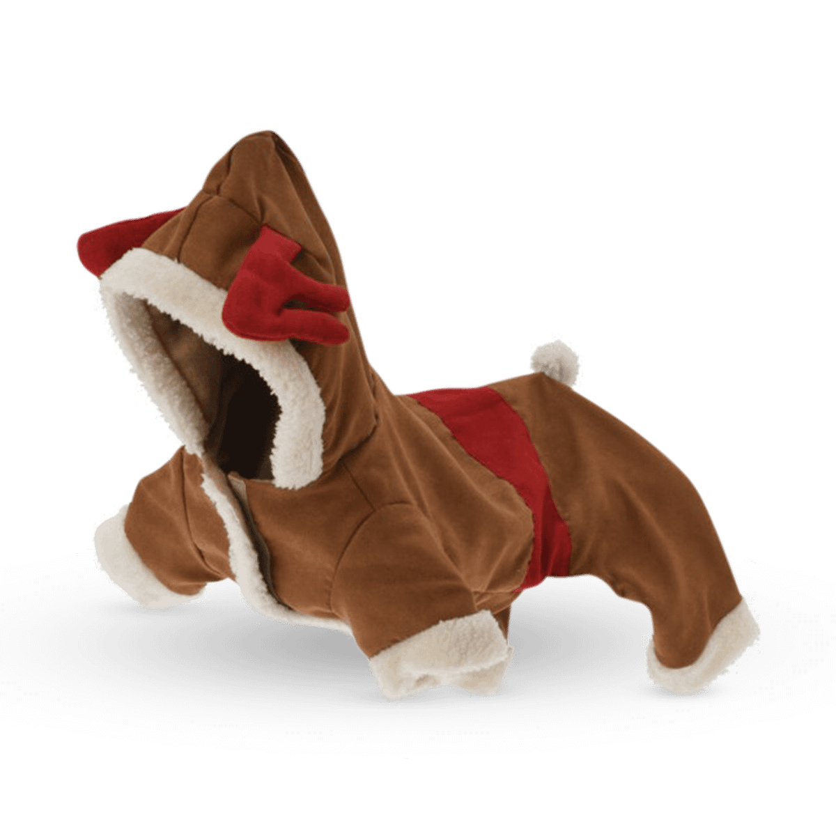 Kerstoutfit PET-MAS Dieren Groen/Bruin Ass.