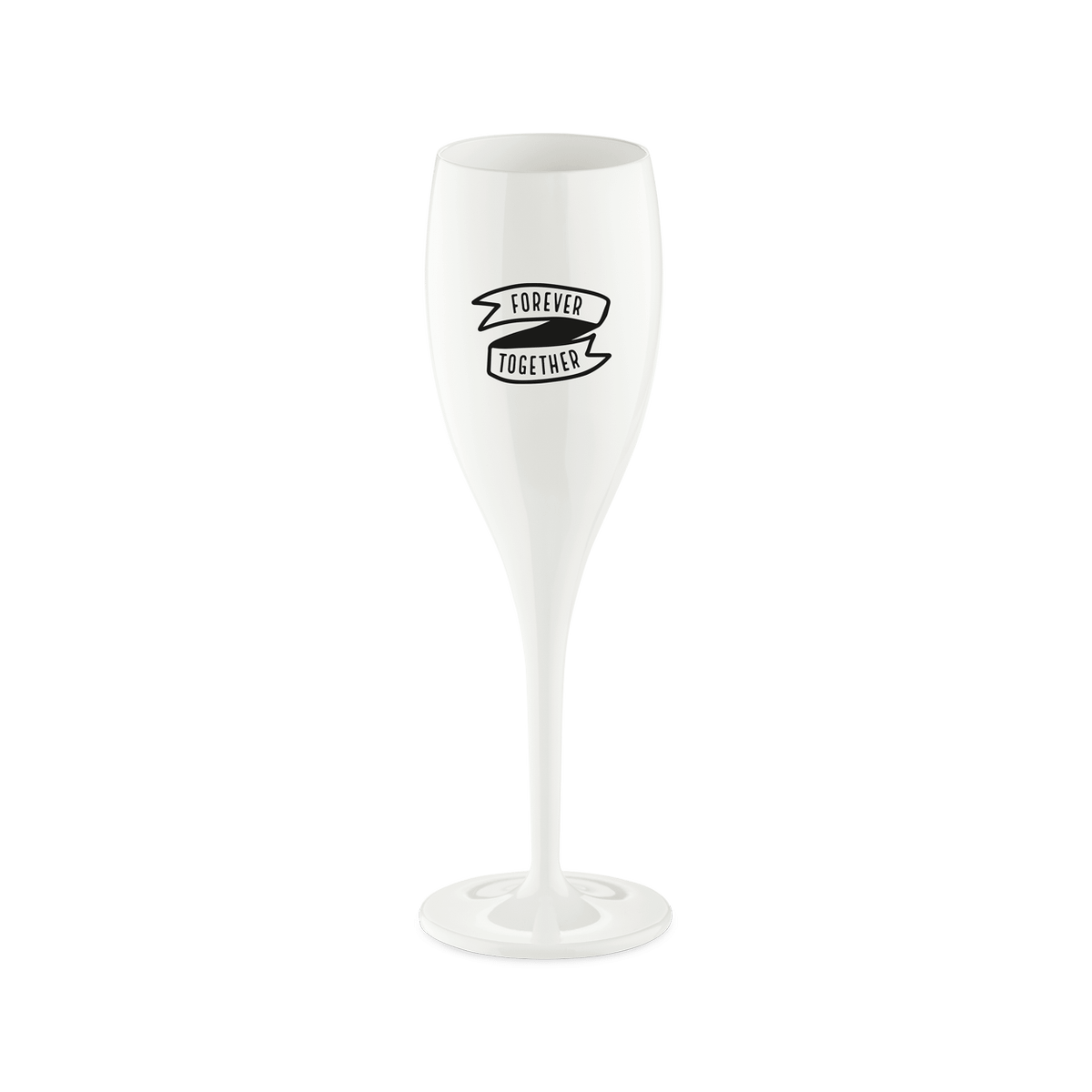 Champagneglas FOREVER TOGETHER 100ml Wit