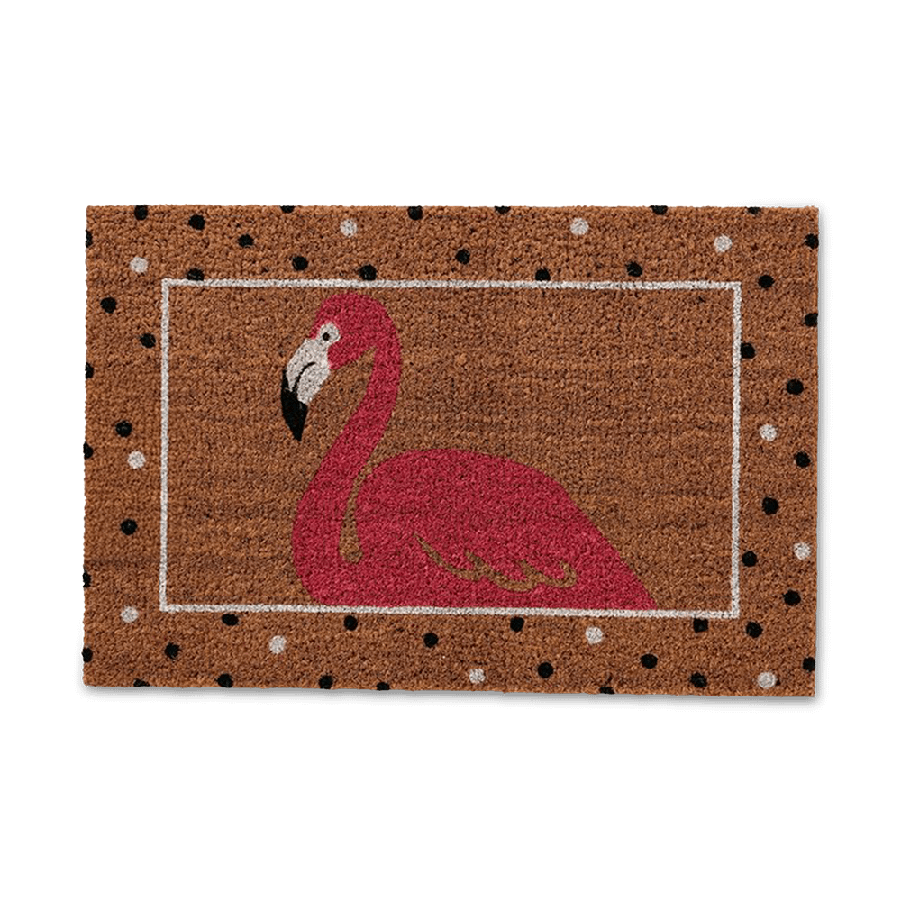 Deurmat FLAMINO Kokos Naturel/Roze