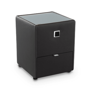 Nachttafel ASTEN Lederlook 440/16 Zwart Nachttafel ASTEN Lederlook 440/16 Zwart