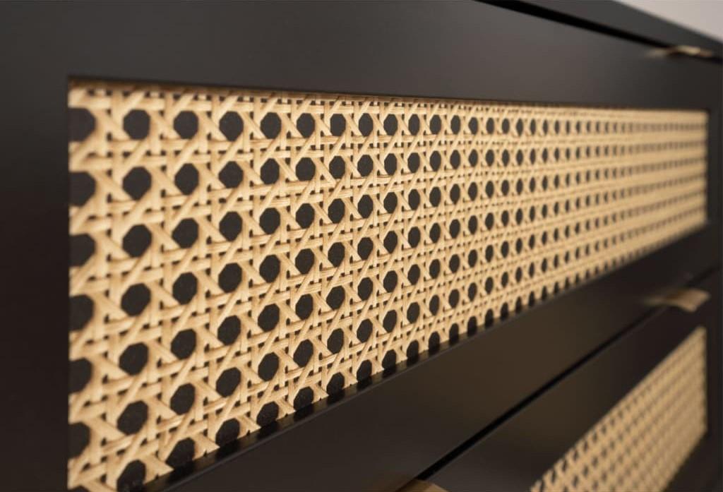 Nachttafel GUDDA Zwart