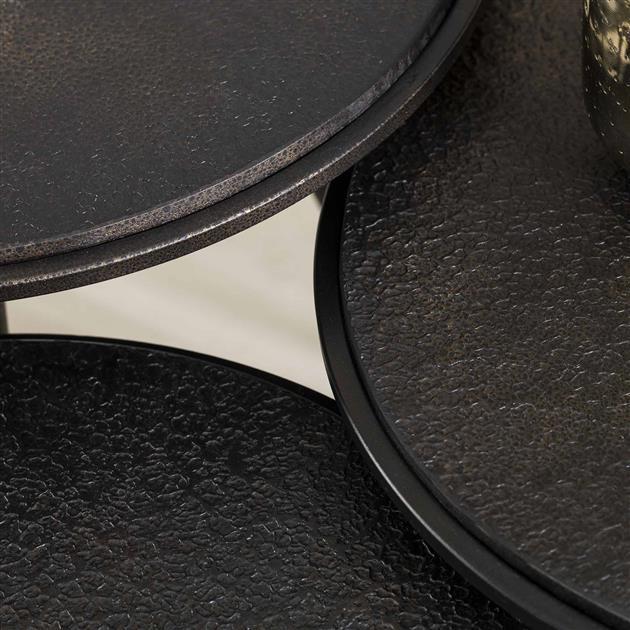 Salontafel NAYA Metallic grijs Salontafel NAYA Metallic grijs