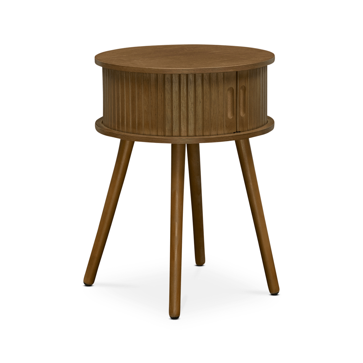 Nachttafel NISIOS Rond Bruin