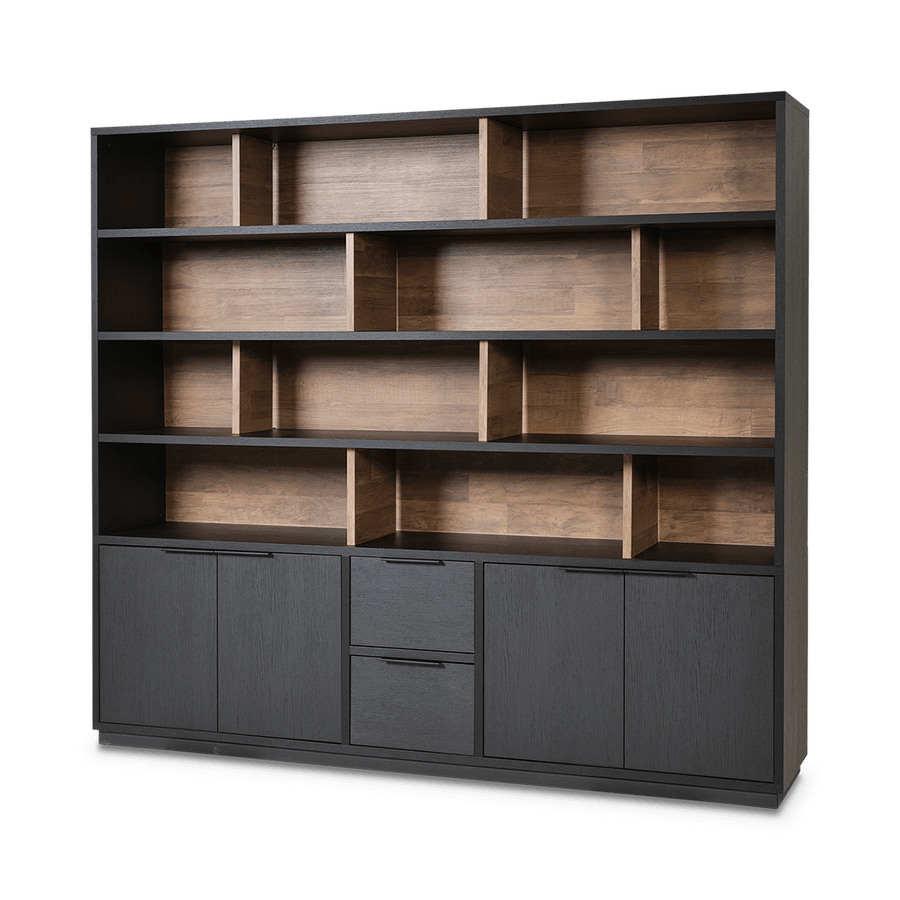 Wandkast TOSCANA Elegant Zwart B235 Wandkast TOSCANA Elegant Zwart B235