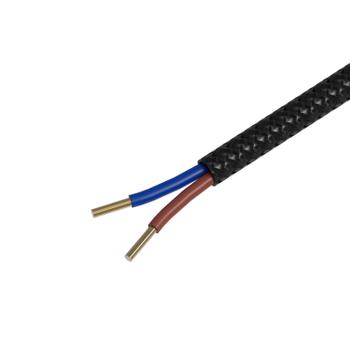Kabel Stof 60W 1,5m Zwart Kabel Stof 60W 1,5m Zwart