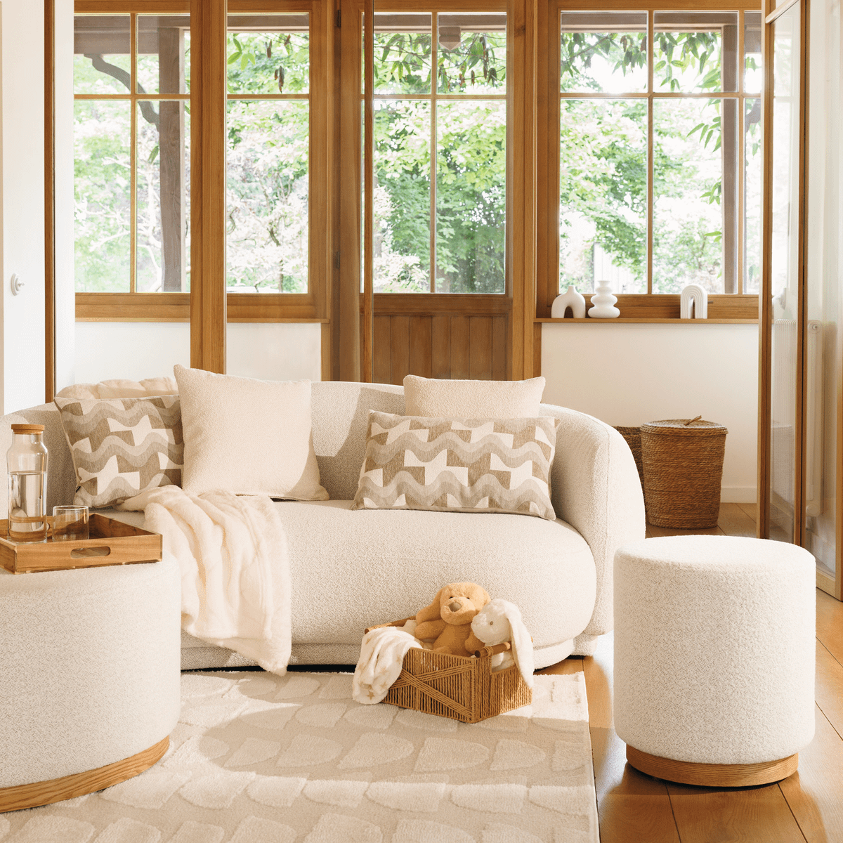 Kussen FOLZEO Rechthoek Beige