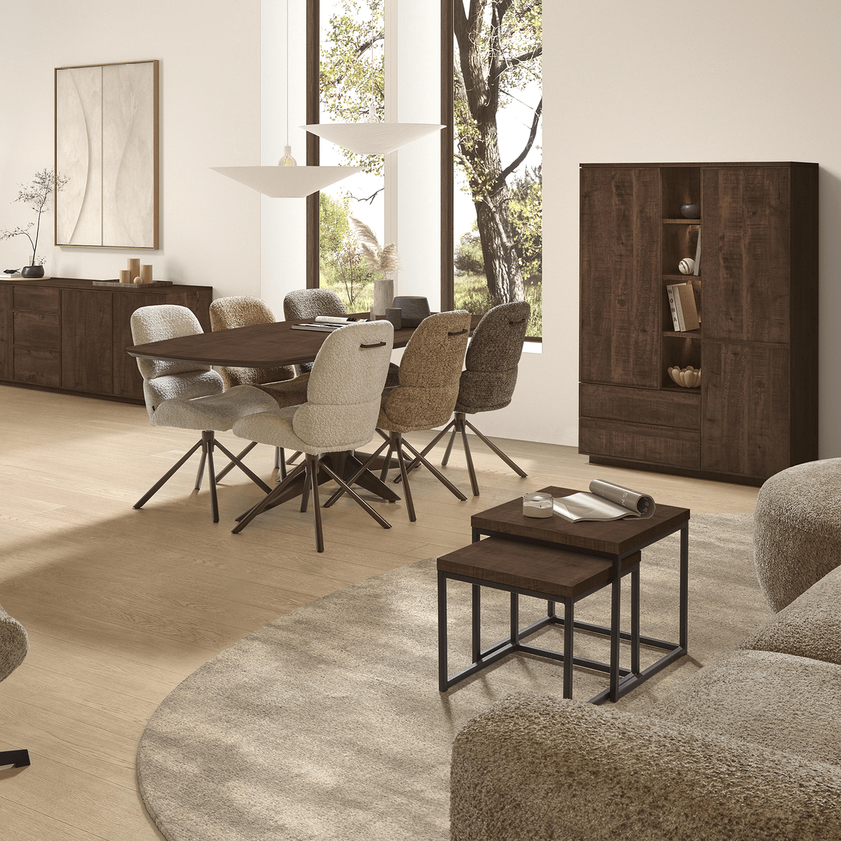 Wandkast ADAMO Dark Mango B113