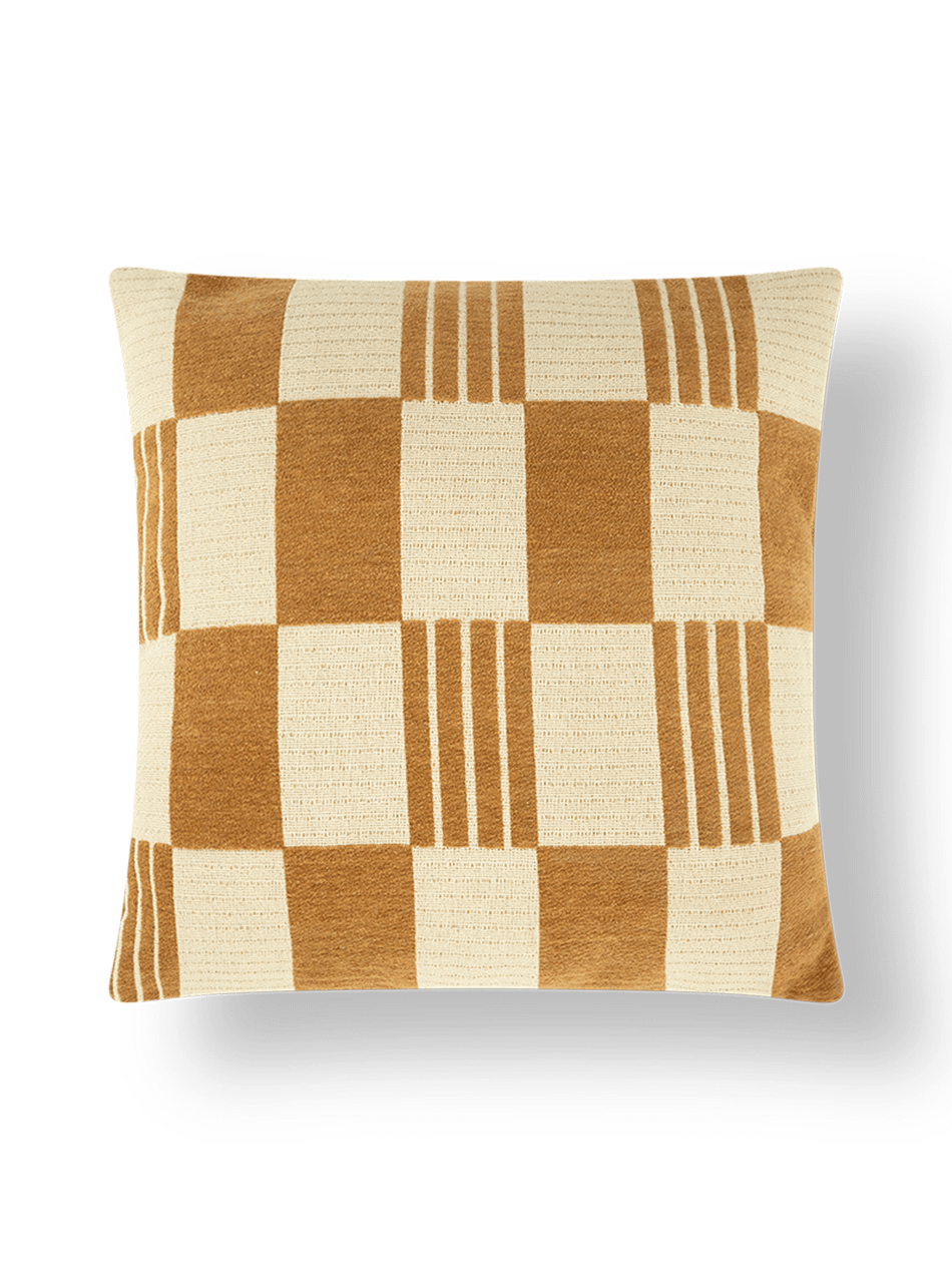 Kussen Twist Geel 45 x 45 cm