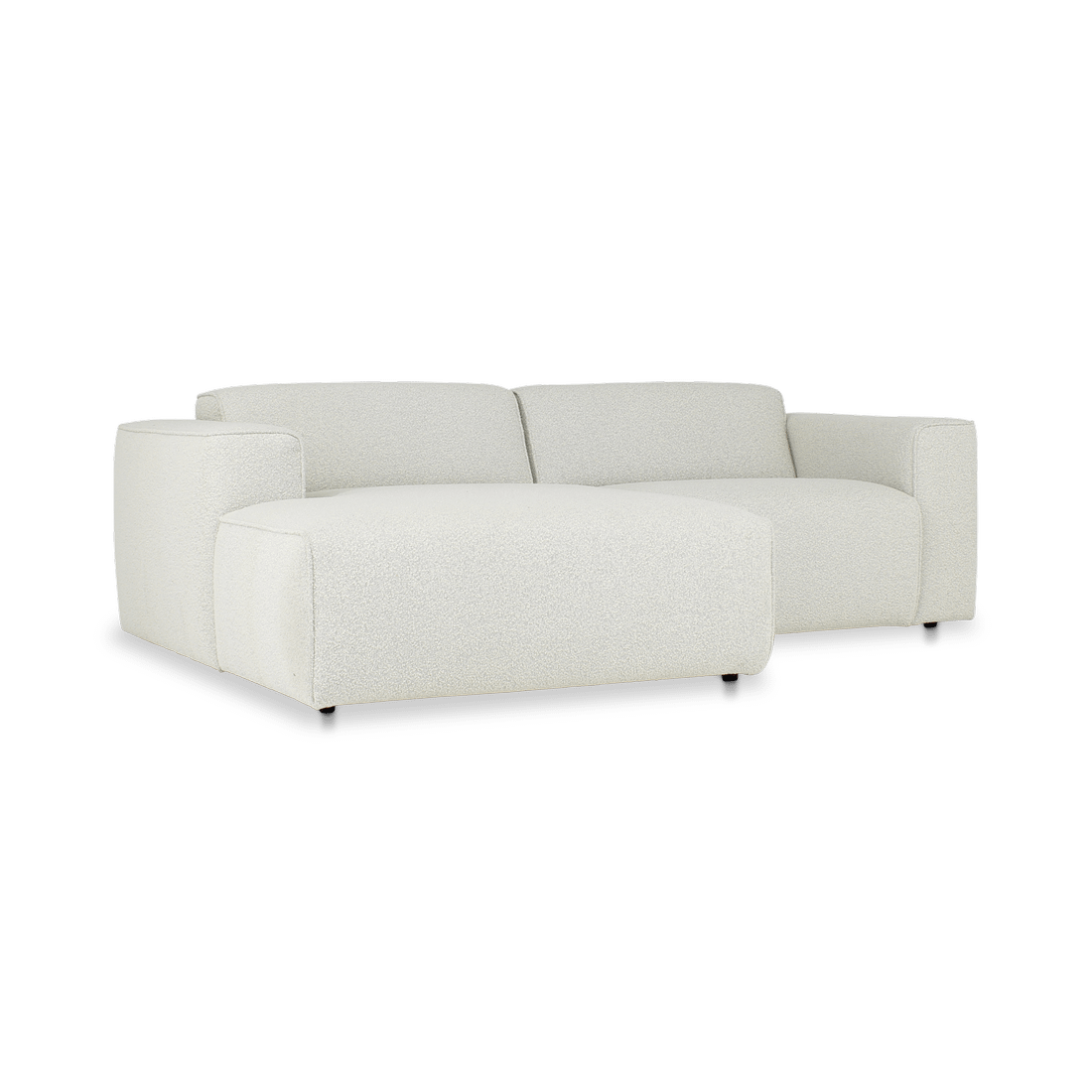 Hoeksalon SMILE Longchair Links Copenhagen Wit B234 Hoeksalon SMILE Longchair Links Copenhagen Wit B234