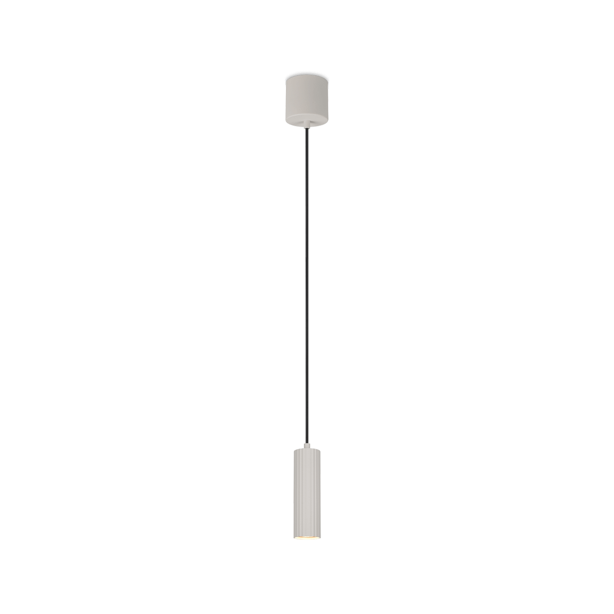 Hanglamp SOKA 1Del. Metaal Warm Grijs