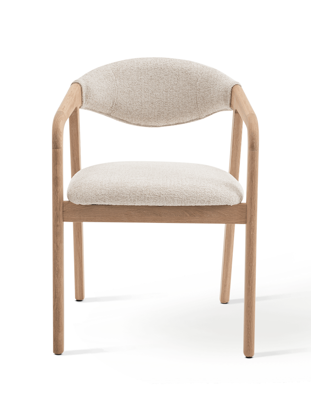 Armstoel Rovik Polar Mist Natural Oak
