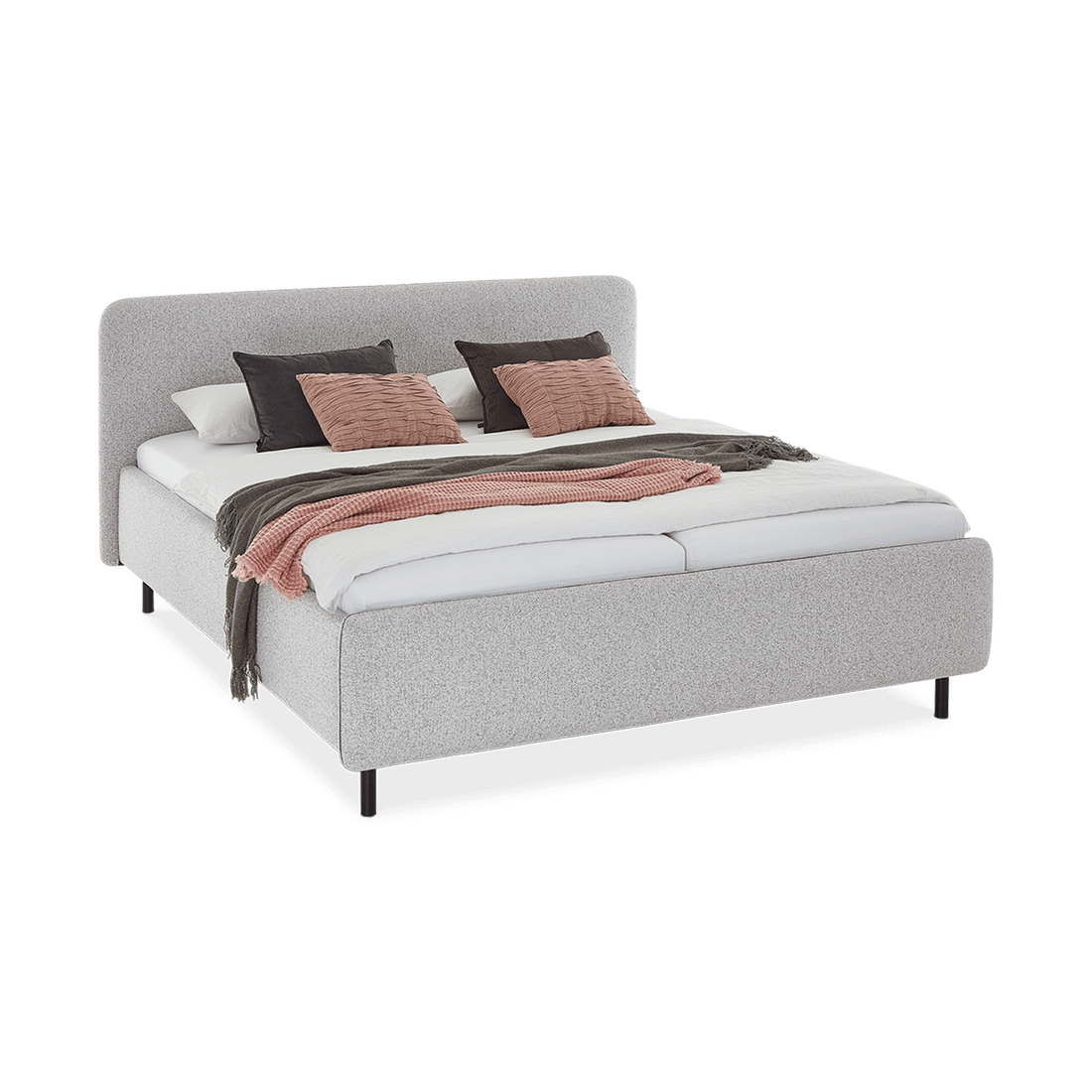 Bedkader ZEGER Lichtgrijs 180x200 Bedkader ZEGER Lichtgrijs 180x200