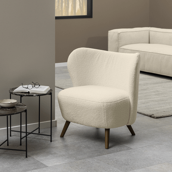 Bijzetzetel STINE Orson Cream Bijzetzetel STINE Orson Cream