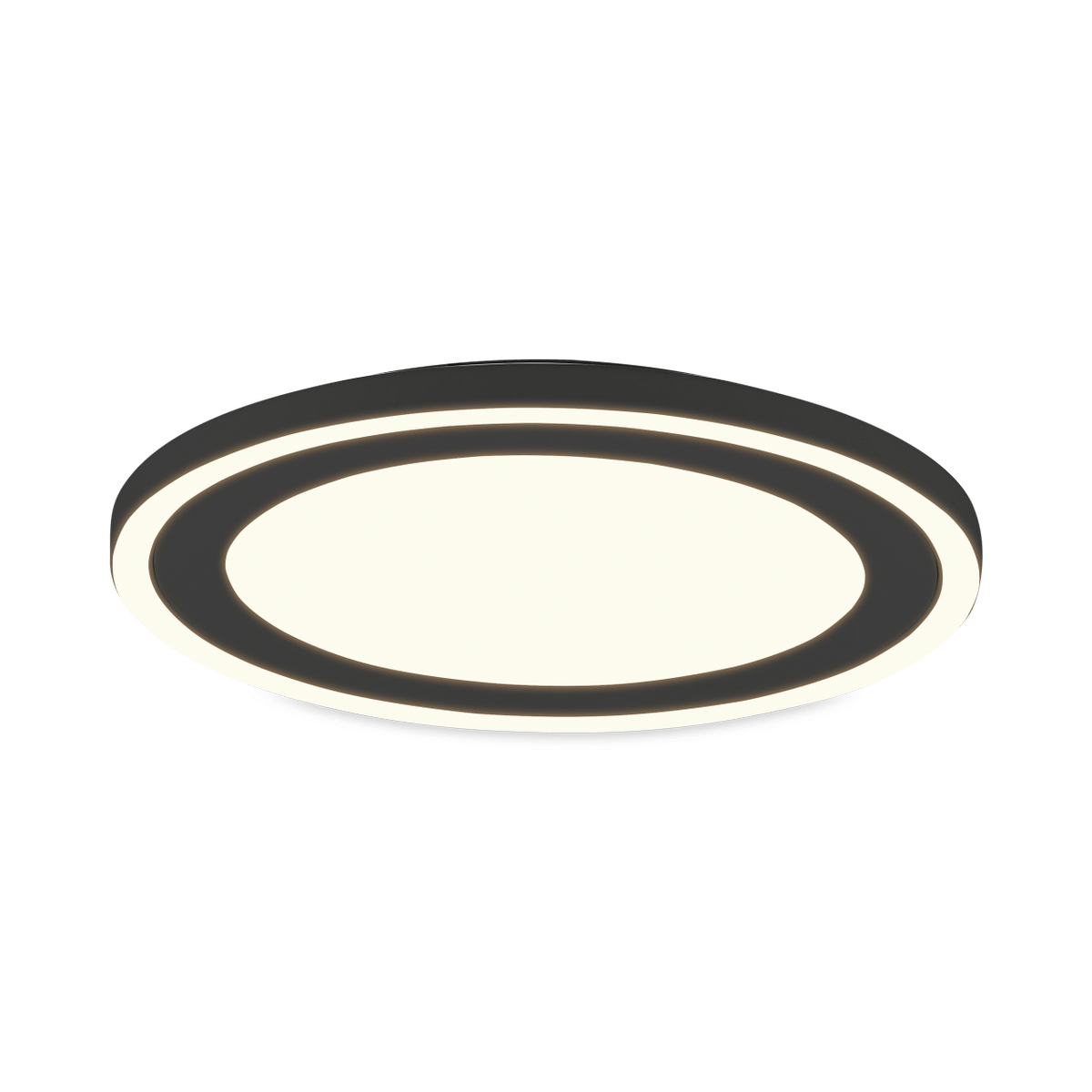 Plafonnier CARUS RD Ø34cm Mat Zwart