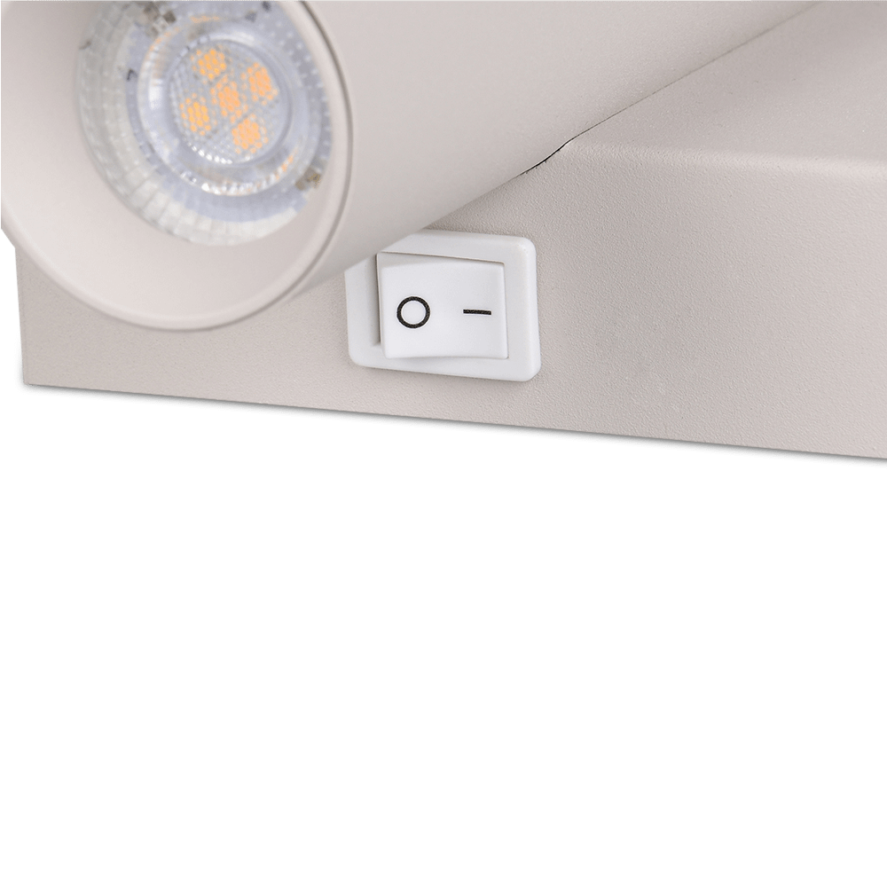 Wandlamp DARA Metaal Warm Grijs