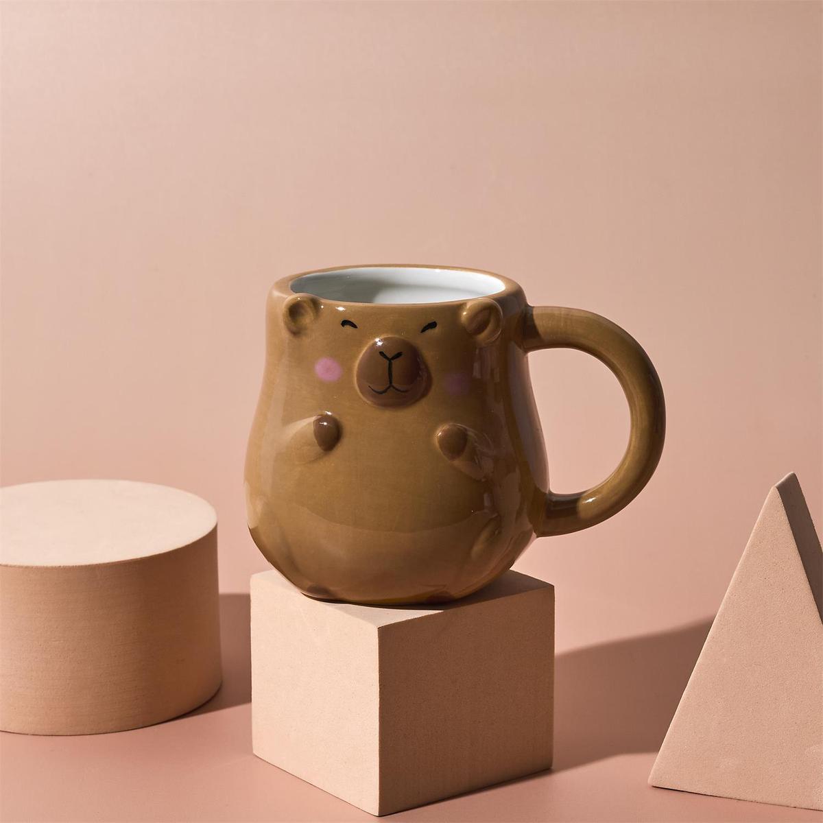 Mok CAPYBARA 35cl Keramiek Bruin