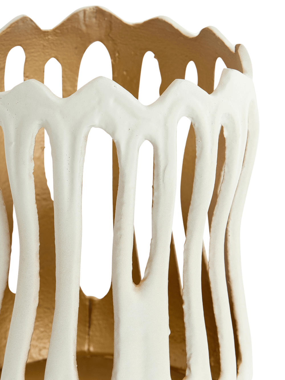 Theelichthouder Tivoli XL Beige/Goud