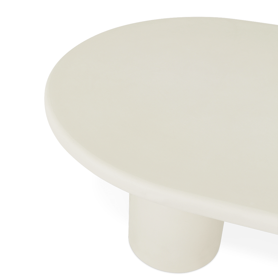 Eettafel ITHAKA Ovaal 220x110 Microcement Kolompoot Eettafel ITHAKA Ovaal 220x110 Microcement Kolompoot