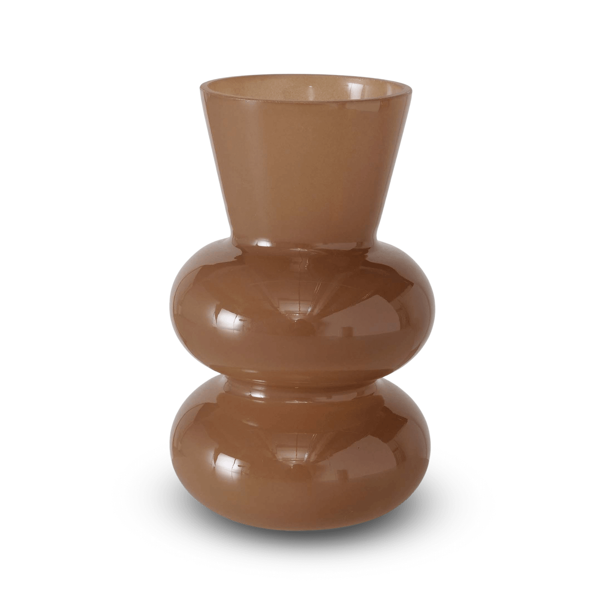 Decovaas ZWARY Glas Camel