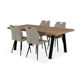 Eettafel met A-poot ABBEY Tropix 200x100 Eettafel met A-poot ABBEY Tropix 200x100