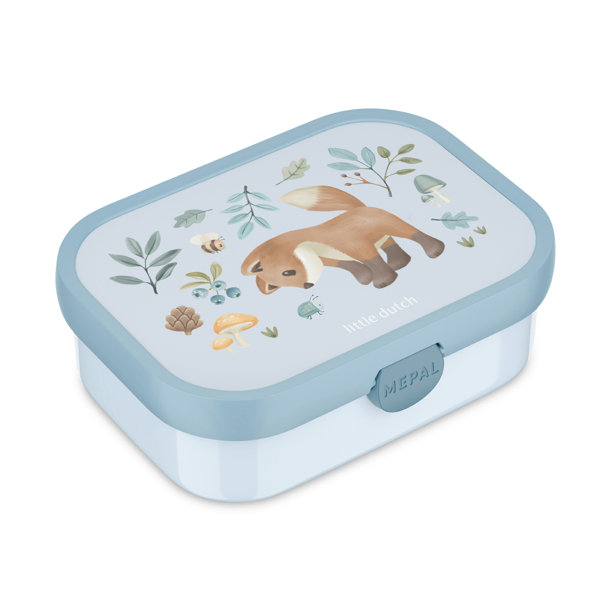 Lunchbox FOREST FRIENDS Rechthoek Blauw