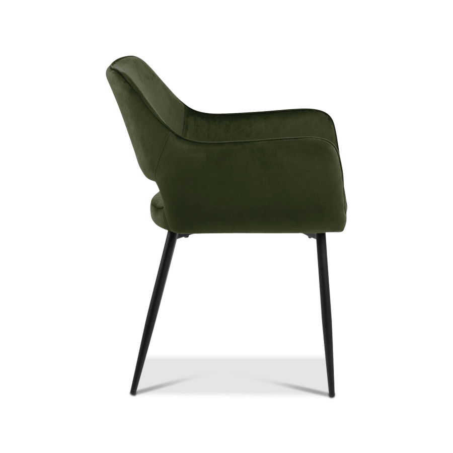 Armstoel NELE DUBLIN 52 olive green Armstoel NELE DUBLIN 52 olive green