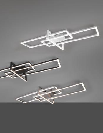 Plafonier SALINAS Met. Mat Zwart Plafonier SALINAS Met. Mat Zwart