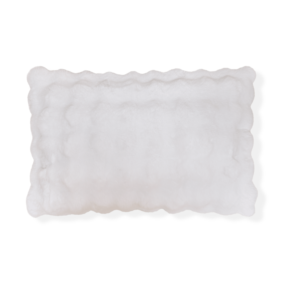 Kussen ZERFY 80x50 Poly Wit